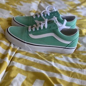 Vans Old Skool Sneaker- Neptune Green